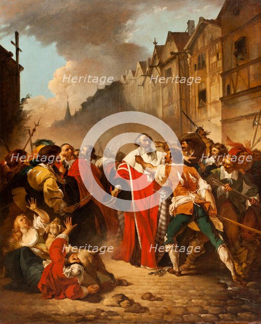 President Molé Confronted by Insurgents, between 1778 and 1779. Creator: Francois-Andre Vincent.