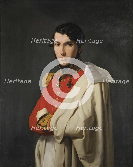 Portrait of the poet Andrea Maffei (1798-1885), 1825-1835. Creator: Bellosio, Carlo (1801-1849).