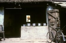 Roadside restaurant, India, 1988. Creator: Amanda Waite.