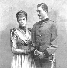 ''The Austrian Imperial Wedding; Archduchess Marie Valerie to Archduke Franz Salavator', 1890. Creator: Unknown.