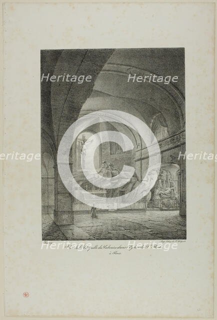 View of the Chapel of Calvary in the Church of St. Roch, Paris, n.d. Creator: Nicolas-Marie-Joseph Chapuy.