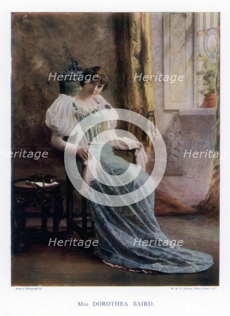 Dorothea Baird, English stage and film actress, 1901.Artist: W&D Downey