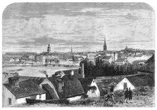 Visit of the Prince and Princess of Wales to Sweden: general view of the city of Stockholm, 1864. Creator: Unknown.