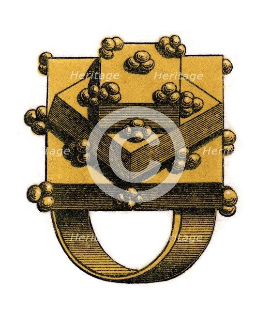 Ring, (1843).Artist: Henry Shaw