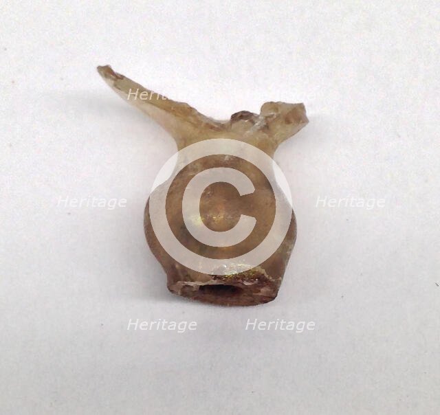 Fragment of Flask Necks, French or German and Syrian, 13th century. Creator: Unknown.