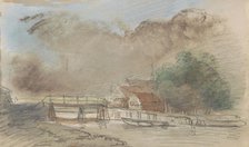 Bridge over a canal, c.1803-c.1818. Creator: Arnoldus Johannes Eymer.