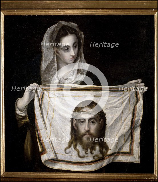 The Veronica with the Holy Face', oil by El Greco.