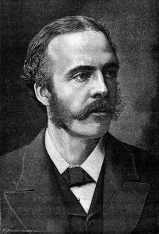 Arthur James Balfour (1848-1930), Scottish-born British statesman and philosopher, 1892. Artist: Unknown