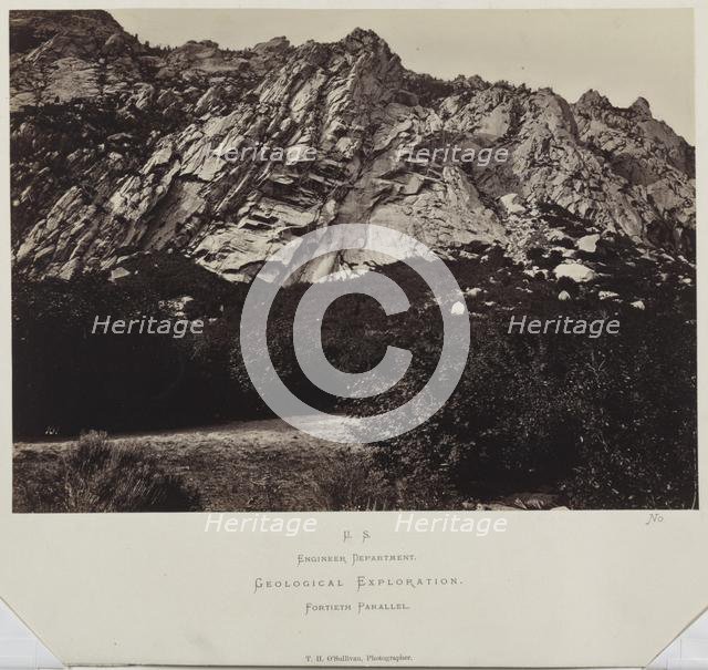 East Humboldt Mountains, Utah, 1868. Creator: Timothy H. O'Sullivan (American, 1840-1882).