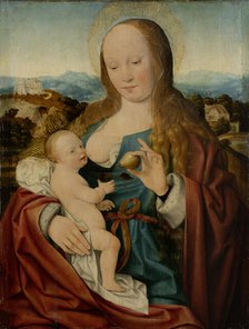 Madonna with Pear, c1515. Creator: Joos van Cleve.