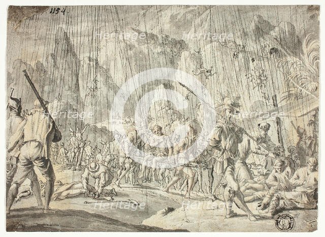 Battle Scene, n.d. Creator: Jan Luyken.