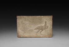 Panel from Model Cooking Stove: Bird and Phoenix, 1st Century BC. Creator: Unknown.