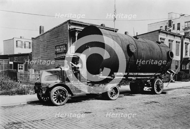 1917 Mack Bulldog Model AC, in New York. Creator: Unknown.
