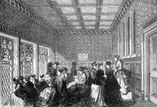 The Ladies' Gallery, House of Commons, 1870. Creator: Unknown.