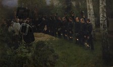 Miner's Funeral, 1892. Creator: Piotr Stachiewicz.