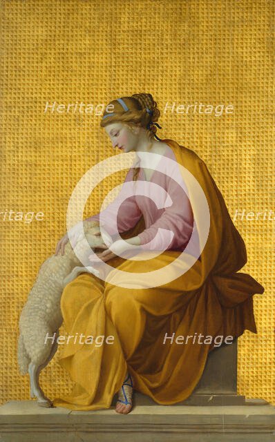 Meekness, 1650. Creator: Eustache Le Sueur.