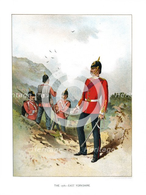 'The 15th East Yorkshire', c1890. Artist: Unknown