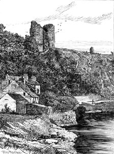 Sketches in Nidderdale, Yorkshire: Knaresborough Castle, 1883. Creator: Unknown.