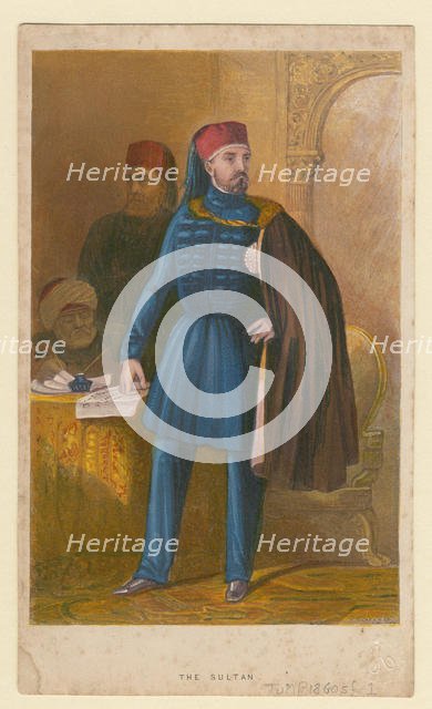 Sultan Abdülmecid I (1823-1861), 1850. Artist: Anonymous  