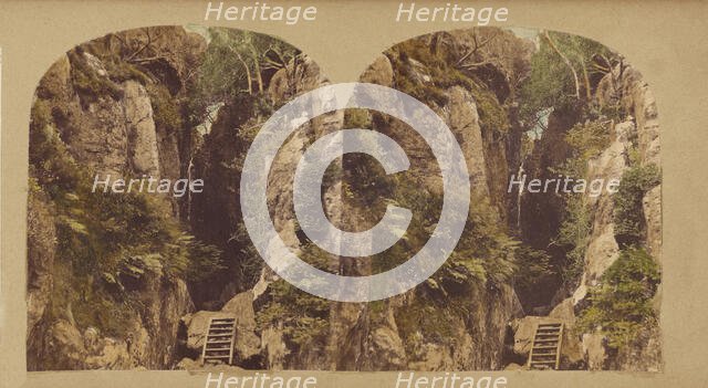 Dungeon Gill Force, Westmoreland., about 1860. Creator: Unknown.