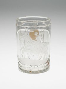 Beaker, Bohemia, c. 1830. Creator: Bohemia Glass.