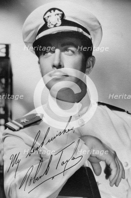 Robert Taylor (1911-1969), American actor, c1940s. Artist: Unknown