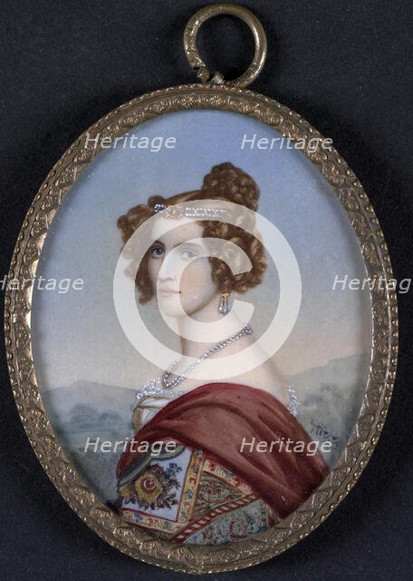 Miniature painting, c1830. Creator: Joseph Karl Stieler.
