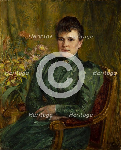 Anna Kjöllerfeldt, nee Sinebrychoff (1854-1943), 1897. Creator: Elisabeth Keyser.