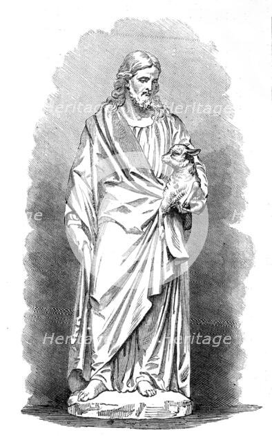 Statue of our Saviour, by a deaf and dumb artist, 1880. Creator: Unknown.