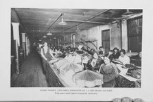 Negro girls and women employed in a lamp-shade factory, 1922. Creator: Unknown.