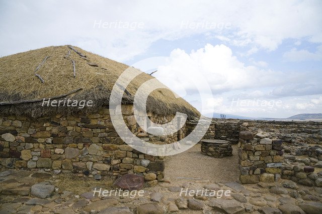 A Roman house in Numantia (Numancia), Spain, 2007. Artist: Samuel Magal