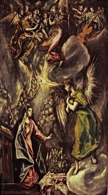  'The Annunciation' by El Greco.