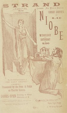 "Niobe" at the Strand Theatre, late 19th century. Creator: Unknown.
