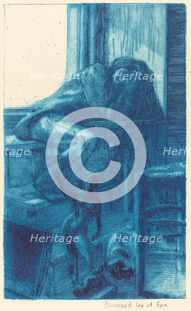 The Roman Studio (L'Atelier de Rome), 1885. Creator: Paul Albert Besnard.