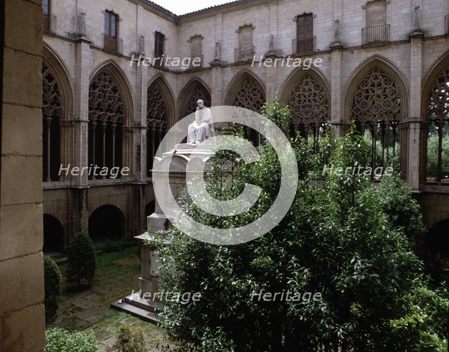 Cloister of the Cathedral of Vic (Barcelona), designed by Ramón Despuig, Bartomeu Ladernosa and A…