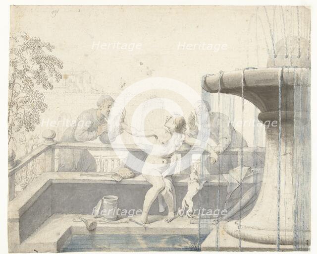 Suzanna and the elders, 1620-1629. Creator: Gerard ter Borch I.