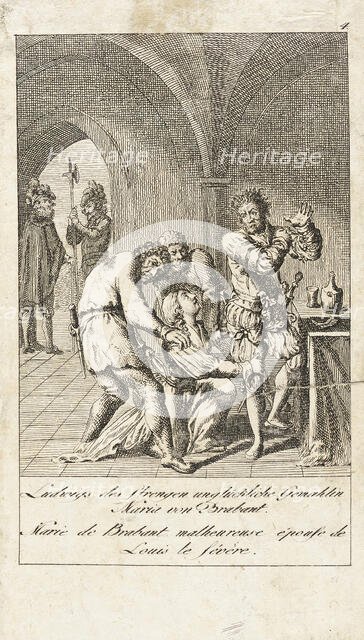 Plate 4 for 'History of the Middle Ages', 1793. Creators: Daniel Nikolaus Chodowiecki, Eberhard Siegfried Henne.