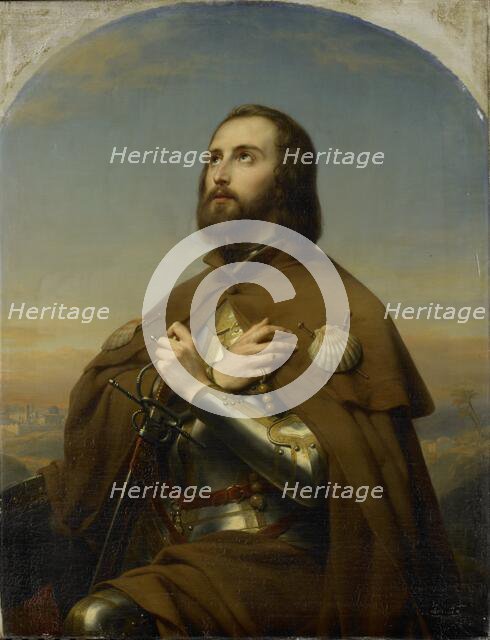 Eberhard (1445-96), Duke of Würtemberg, as a Pilgrim in the Holy Land, 1846. Creator: Nicaise de Keyser.