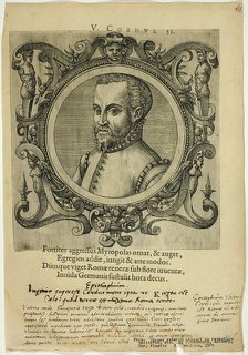 Portrait of V. Cordus, published 1574. Creators: Unknown, Johannes Sambucus.