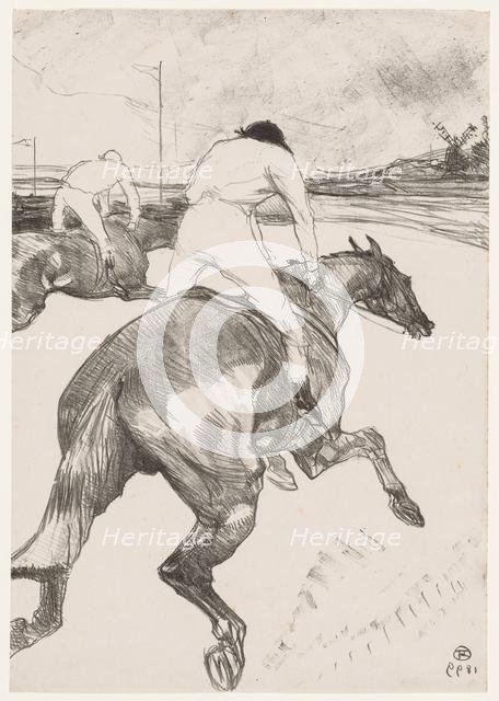 The Jockey, 1899. Creator: Henri de Toulouse-Lautrec (French, 1864-1901).