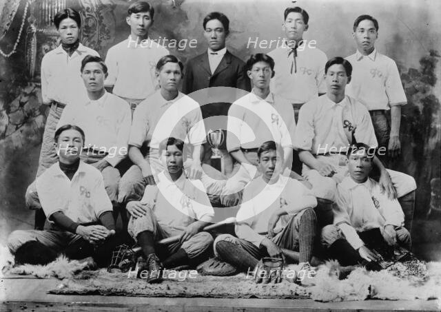 Honolulu - Chinese baseball club, 1910. Creator: Bain News Service.