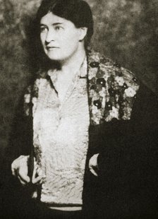 Willa Cather, American novelist, mid 1920s. Artist: Unknown