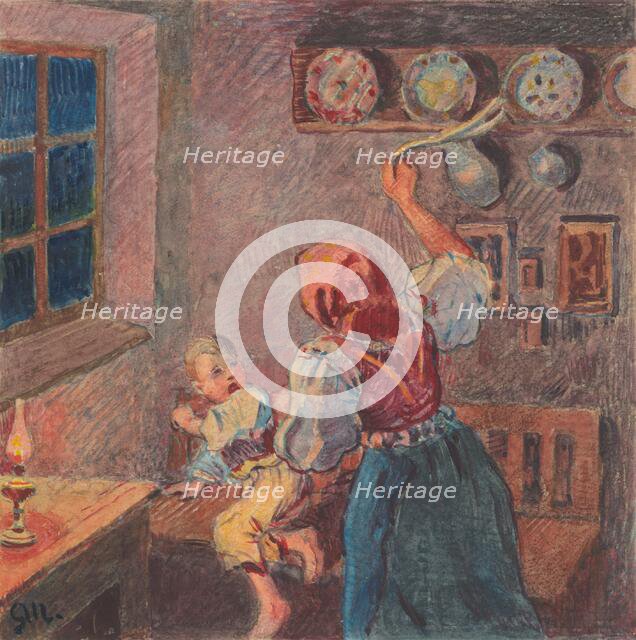 6.- Beating, 1932. Creator: Gustav Mally.