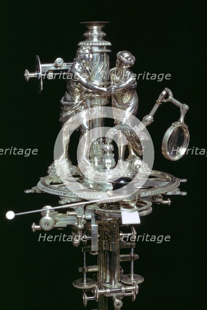 Microscope made for King George III, Museum of the History of Science, Oxford, Oxfordshire. Artist: Tony Evans