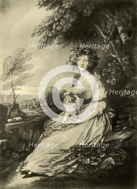'Mrs. Sheridan', c1785, (1942). Creator: Gainsborough Dupont.