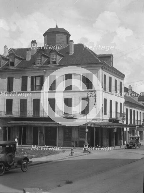 Napoleon House on Chartres Street, New Orleans, between 1920 and 1926. Creator: Arnold Genthe.