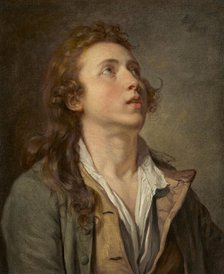 Study Of A Young Man, c1760. Creator: Jean-Baptiste Greuze.
