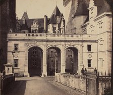 East Entrance, Château de Pau, between 1864 and 1900. Creator: M. Pacault.