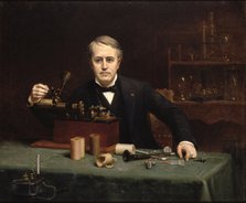 Portrait of Thomas Alva Edison (1847-1931), 1890.