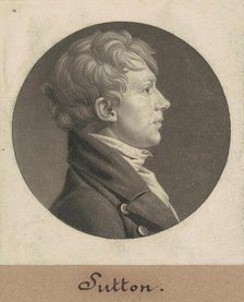 John Sutton, 1805. Creator: Charles Balthazar Julien Févret de Saint-Mémin.